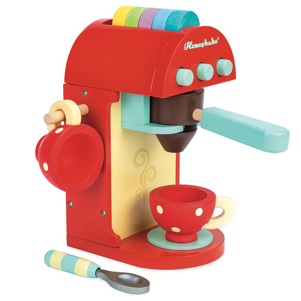 英國 Le Toy Van - 角色扮演 - 時尚膠囊咖啡機玩具組