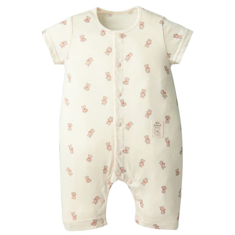 akachan honpo - 新生兒12件禮盒組 有機棉-淺卡其色 (50~60cm)