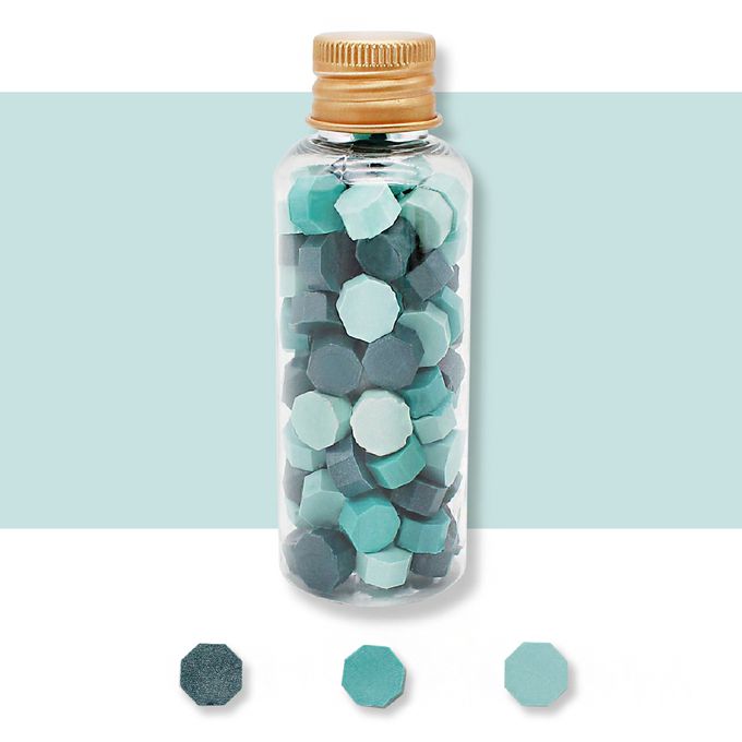 HAPPYMT - 火漆蠟粒大罐裝-想帶你去旅遊-藍綠色系