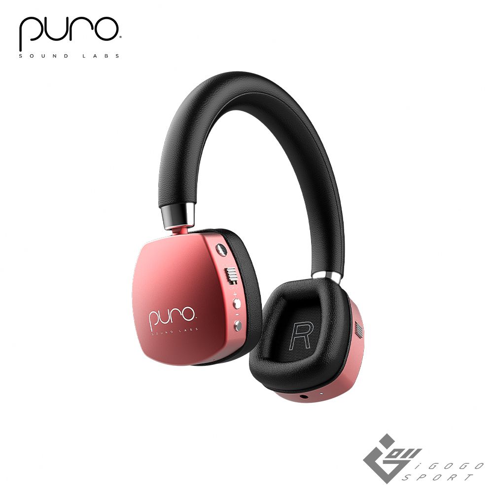PURO SOUND LAB - PuroQuiets-Plus 降噪無線兒童耳機-紅色-紅色