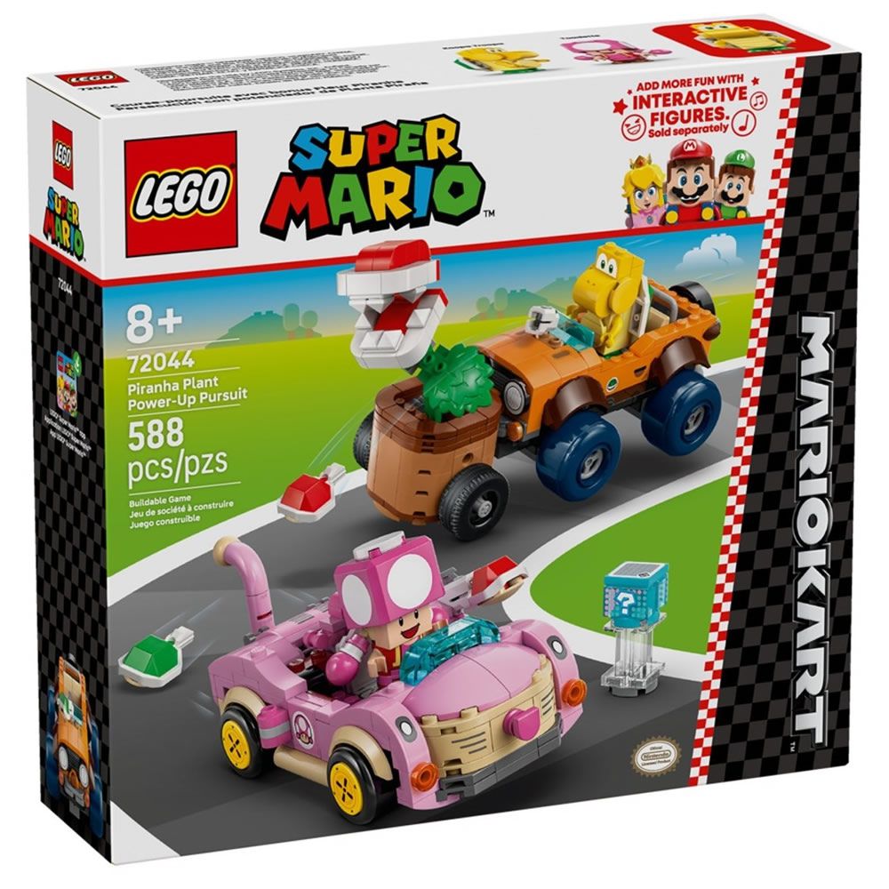 LEGO 72044 Super Mario 超級瑪利歐系列 2509 -瑪利歐賽車 - 咬下去！吞食花