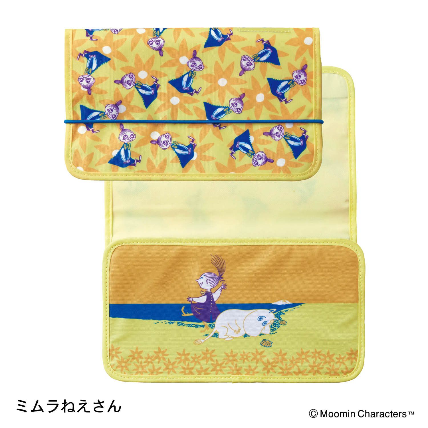 日本千趣會 - moomin多夾層風琴式文件夾(小型文件)-紅 (約25.5x15x2.5cm)