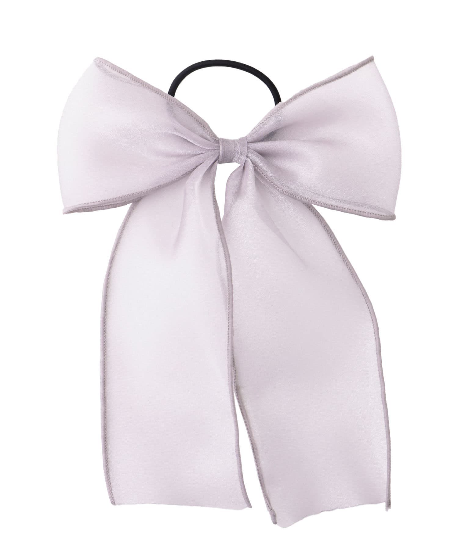 日本 Lattice - 歐風文藝感蝴蝶結髮圈-淺粉