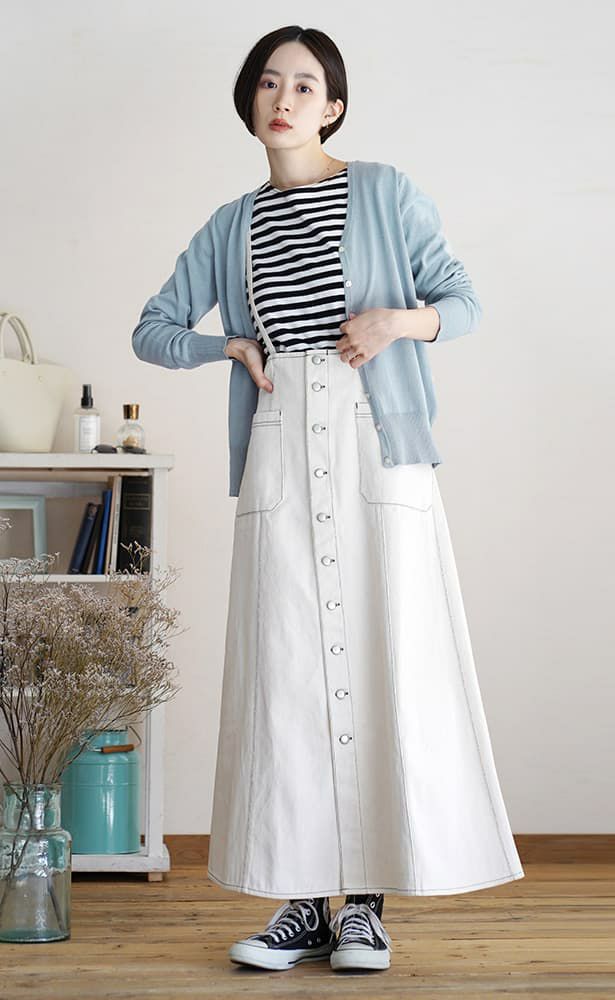 日本 zootie - 100%棉 簡約V領薄針織外套-莓果橘