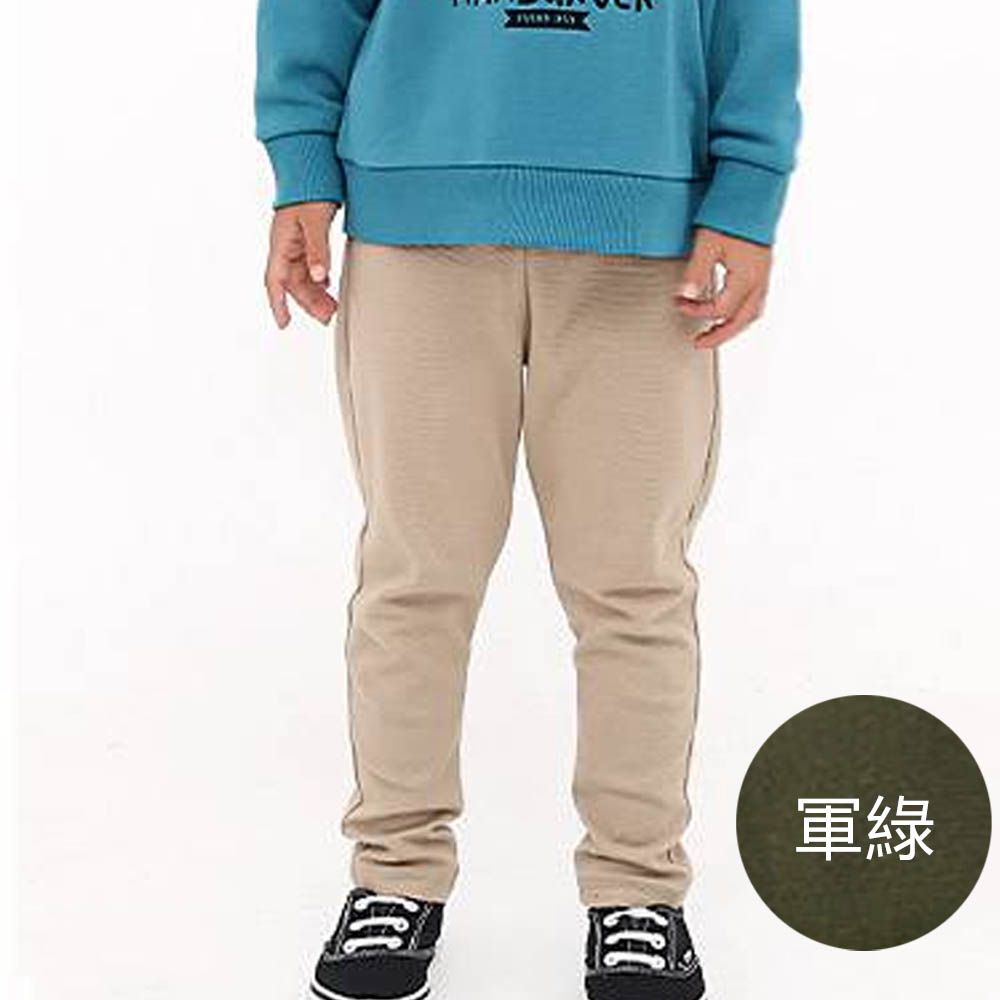 [推薦]超伸縮舒適彈力長褲-軍綠