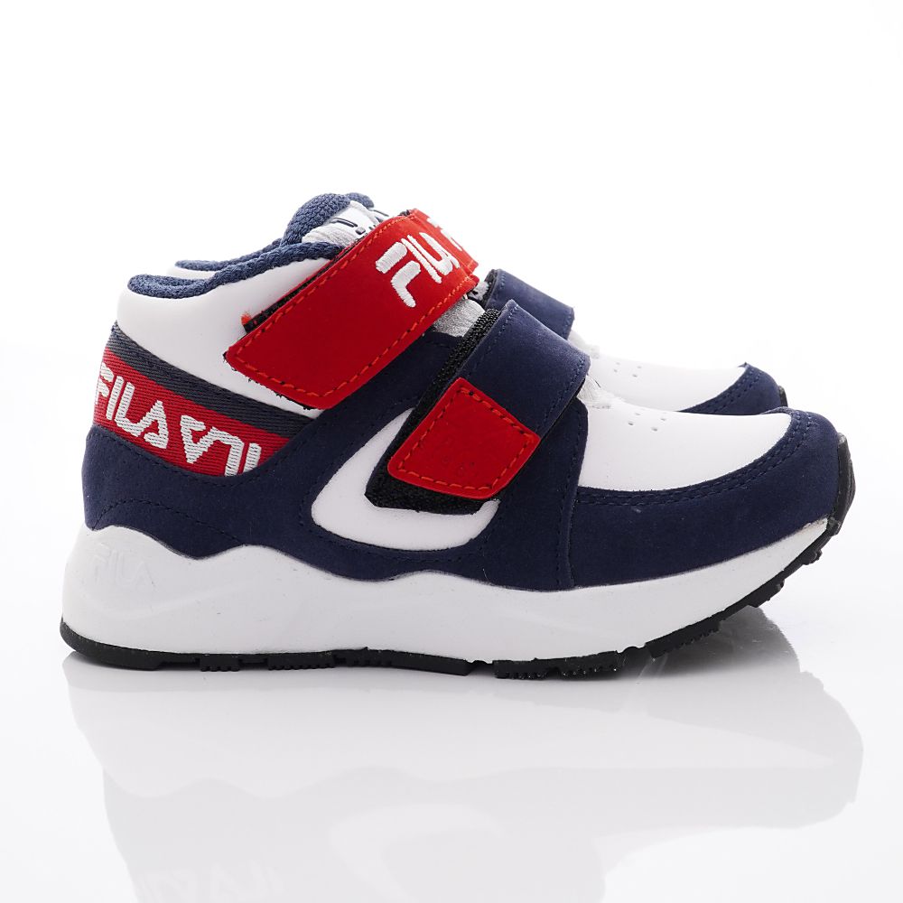 FILA - 機能童鞋-全方位穩定機能護踝款(中大童段)-藍白紅