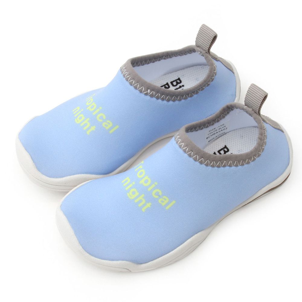 韓國 Bimbo Bimba - 加厚底防滑機能沙灘鞋/溯溪鞋-清新水藍
