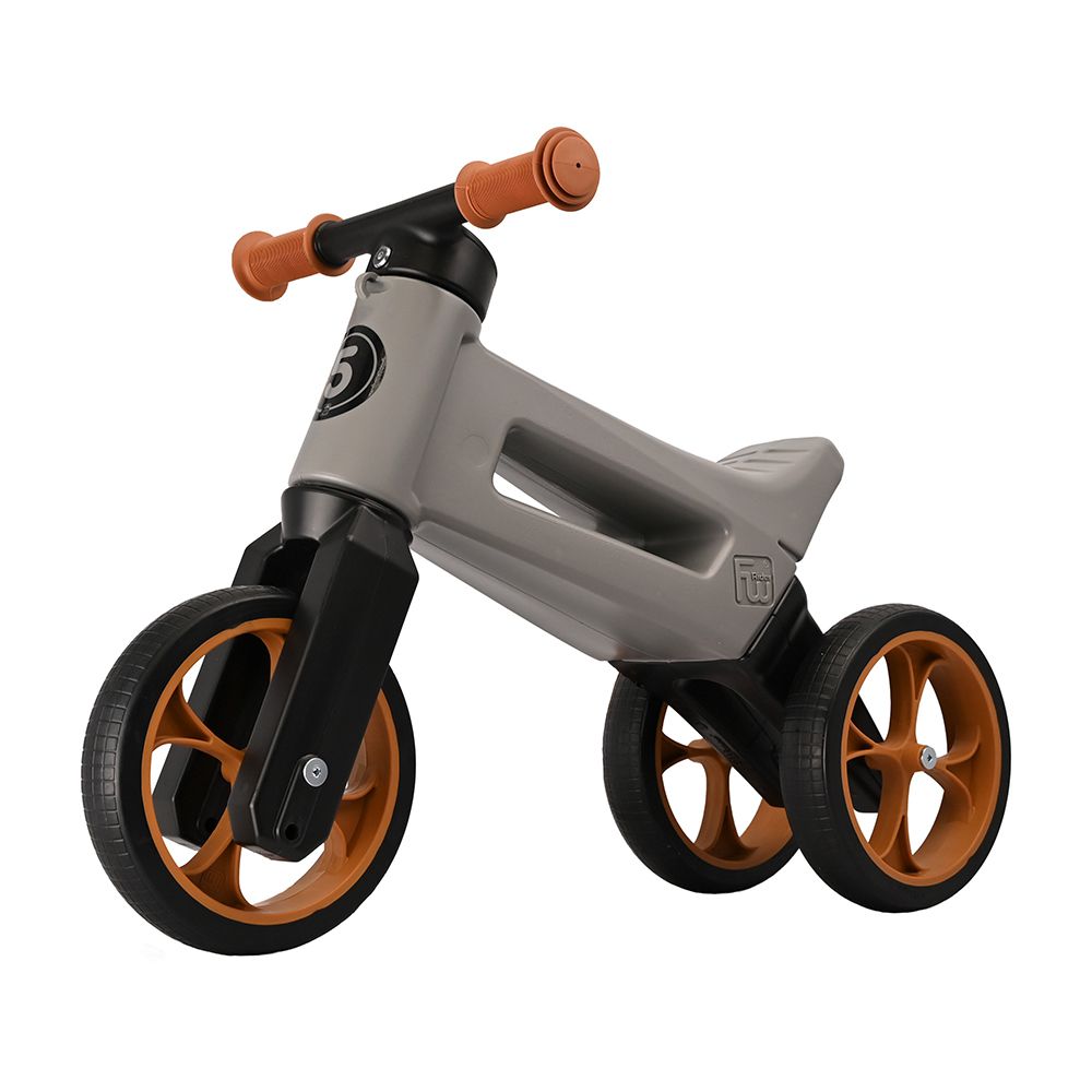 兒童運動滑步車-金屬灰