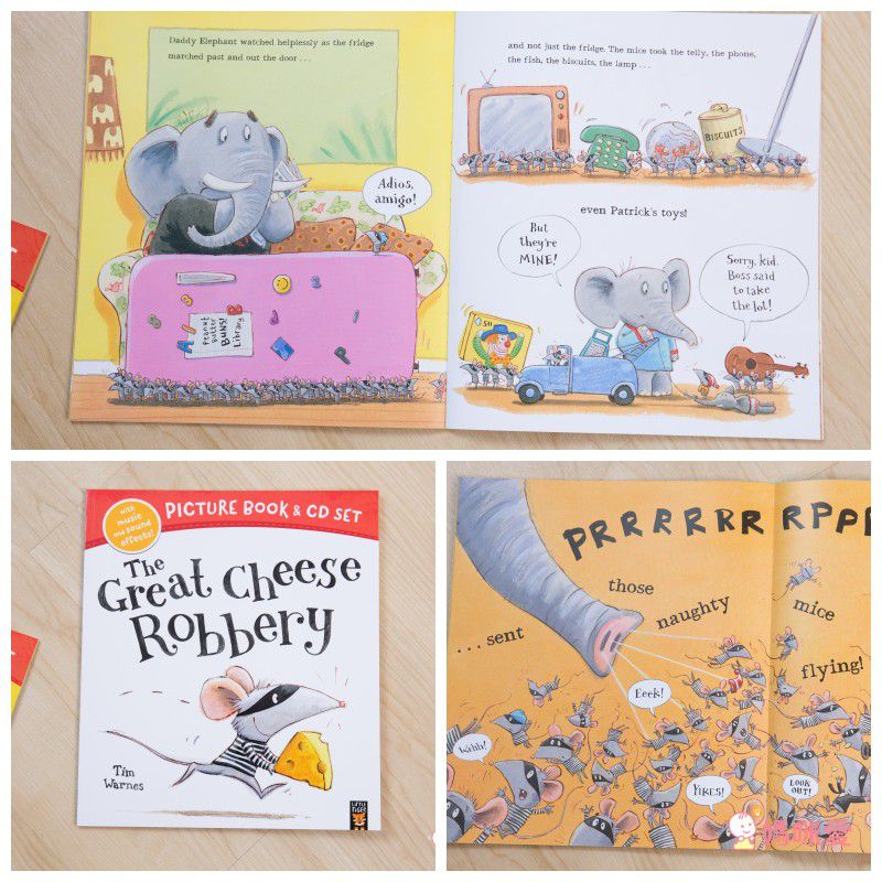 【最受歡迎的有聲英文書單】英文繪本10書＋10CD～大野狼熱銷缺貨款補貨到！