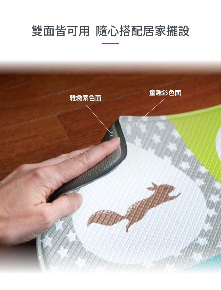 加拿大bbluv - 繽紛雙面遊戲地墊-動物方糖