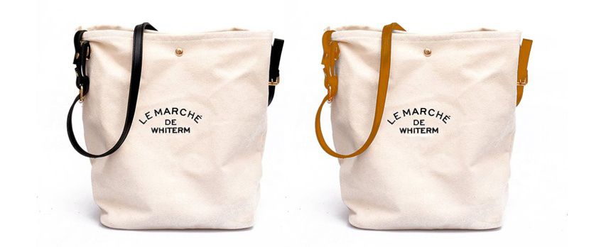 韓版 - 子母帆布包(附背帶,小收納袋)-黑