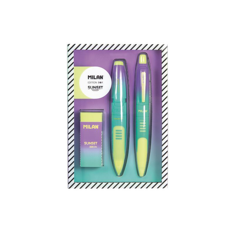 MILAN - 雲彩朵朵禮盒_文具組(黃)
