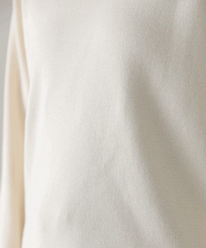 日本 Bab - 俐落感簡潔小立領針織上衣-白