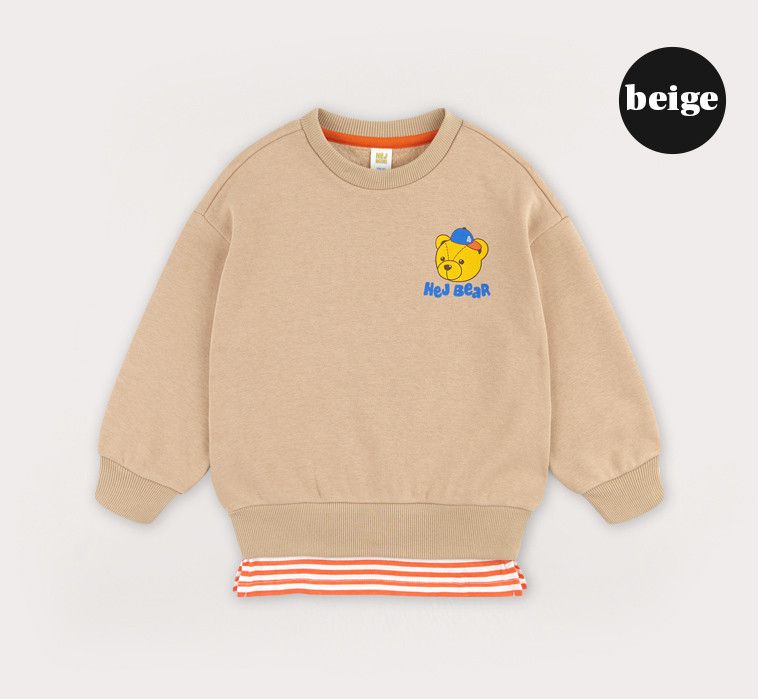 韓國 HEJMINI - (內刷毛)Let's Play 熊熊套裝-杏