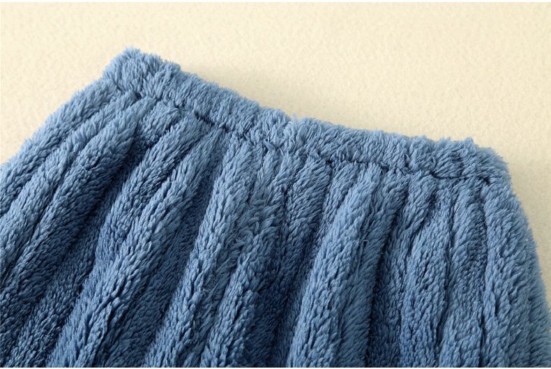 法蘭絨兒童造型長袖睡衣-太空人+星球-藍色