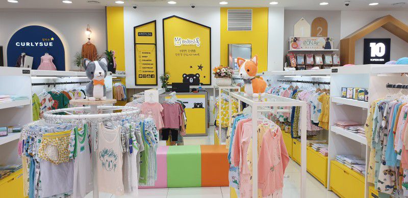 韓國 Ppippilong - 日常純棉家居休閒服-條紋親子兔