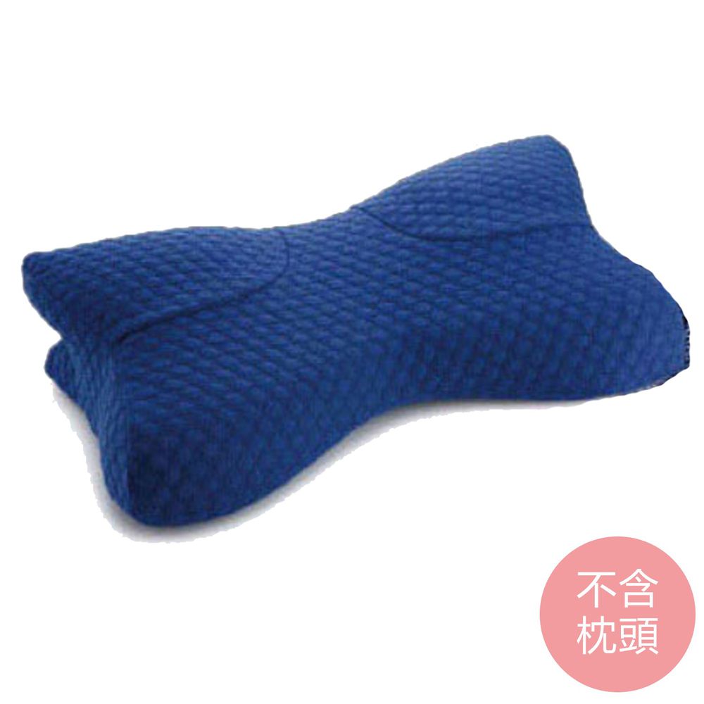 日本 SU-ZI - AS 快眠枕專用替換枕套-深藍