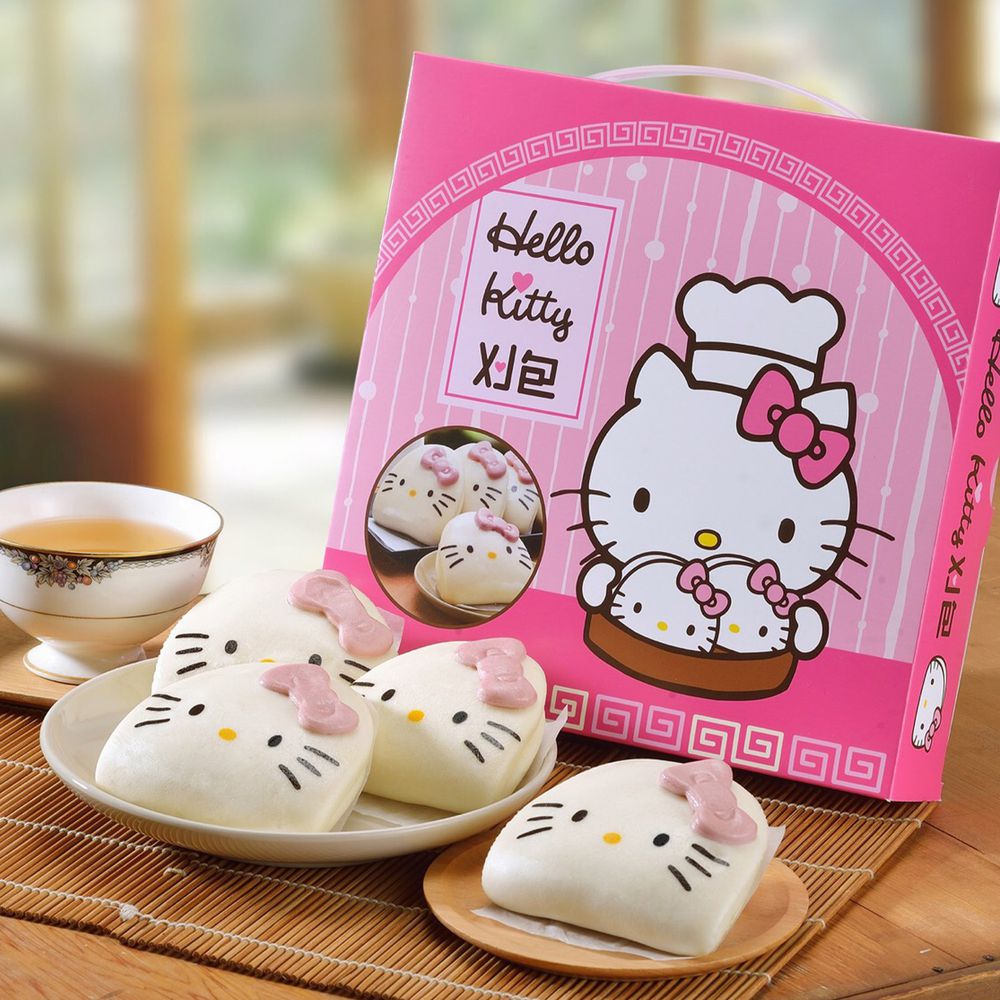 艾酷奇 - Hello Kitty 刈包禮盒 (4入/盒)-65g±5%