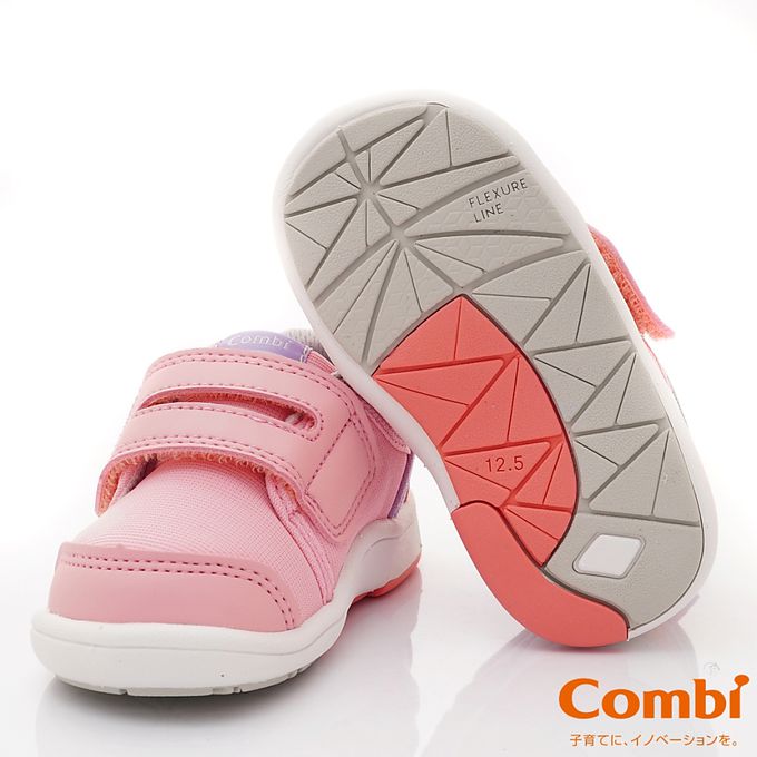 日本 Combi - COMBI醫學級NICEWALK兒童成長機能鞋-C2301PI(寶寶段)-休閒鞋-粉