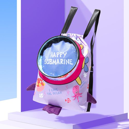 乾濕分離兒童游泳包-夢幻海洋-紫色 (32x29.5x8cm)