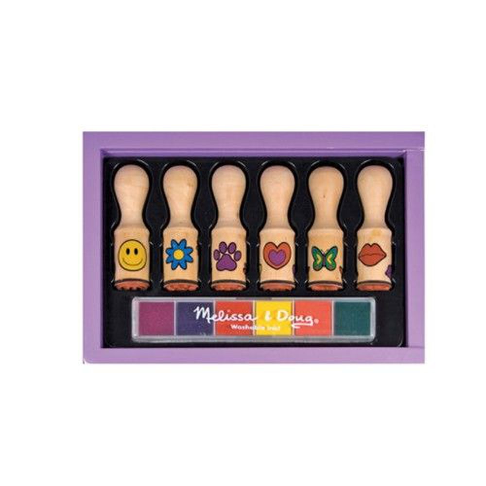美國瑪莉莎 Melissa & Doug - MD 勞作印章-長柄繽紛花漾(標準組)