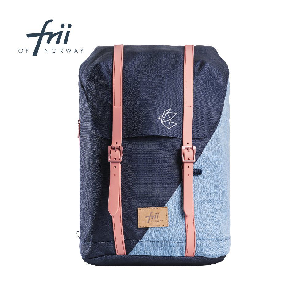 挪威Frii - Retro書包30L-牛仔藍'22