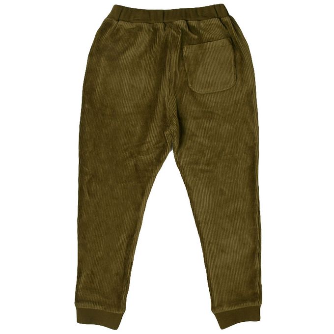 akachan honpo - 10分蓬蓬褲-燈心絨-軍綠色