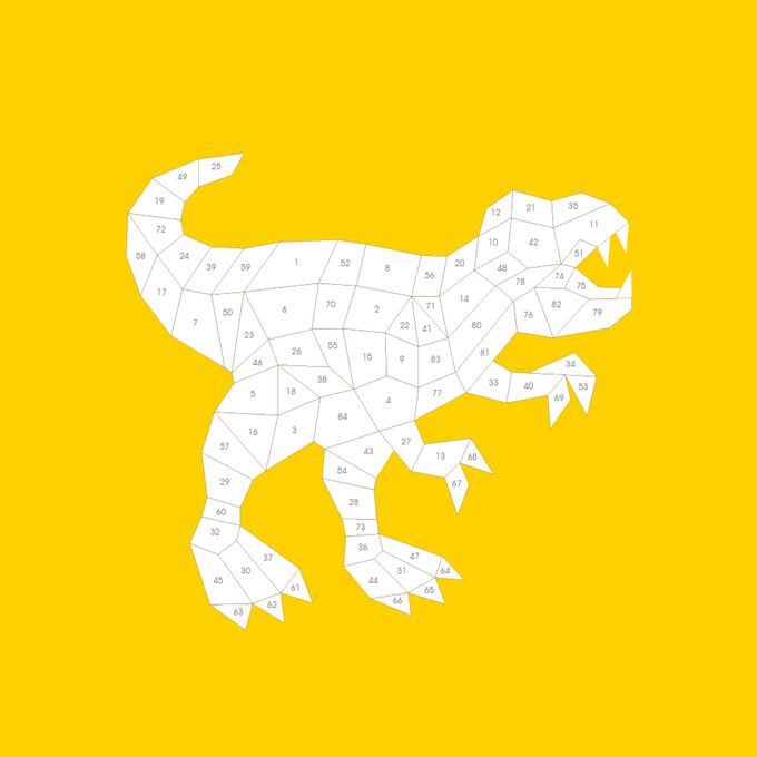 立體拼貼遊戲-恐龍