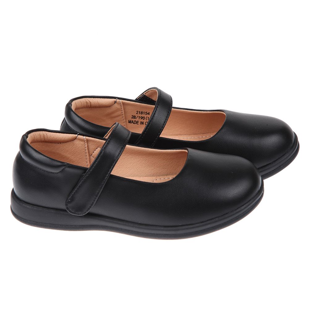 學生制服女童公主鞋黑皮鞋