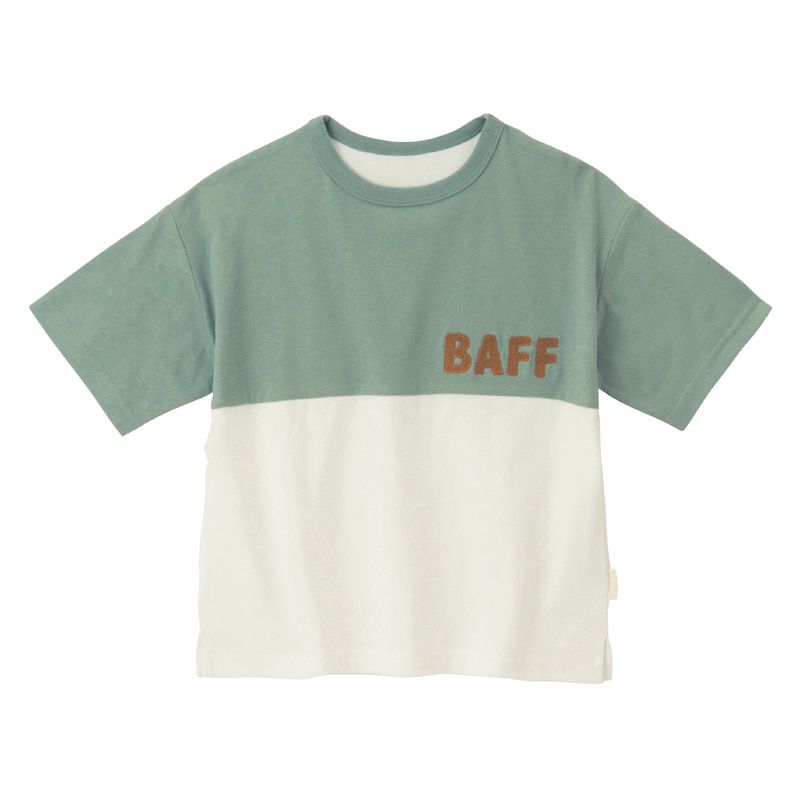 日本千趣會 - GITA 天竺棉短袖上衣-BAFF-紫x灰杏