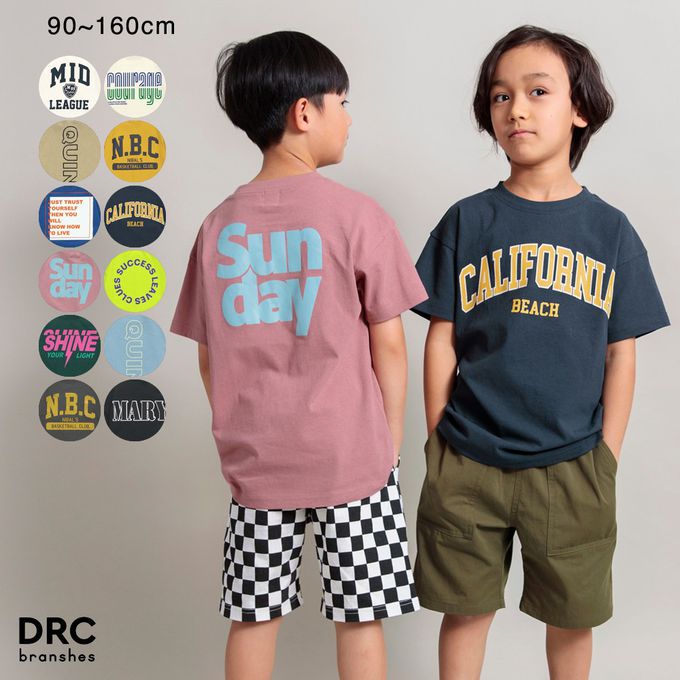 日本 BRANSHES - 100%棉 街頭印花短袖上衣-MARYLAN-黑