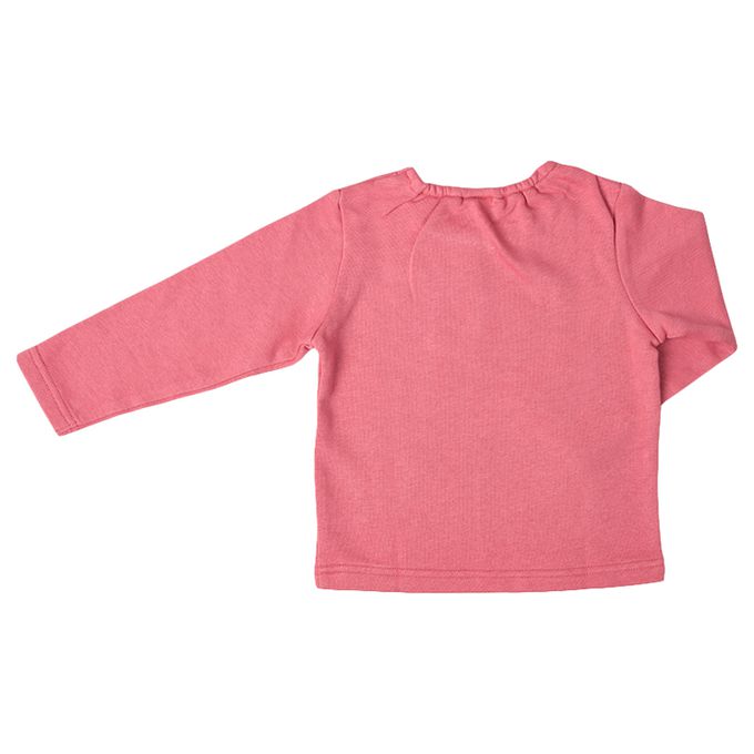 akachan honpo - 長袖休閒上衣-速乾-粉紅色