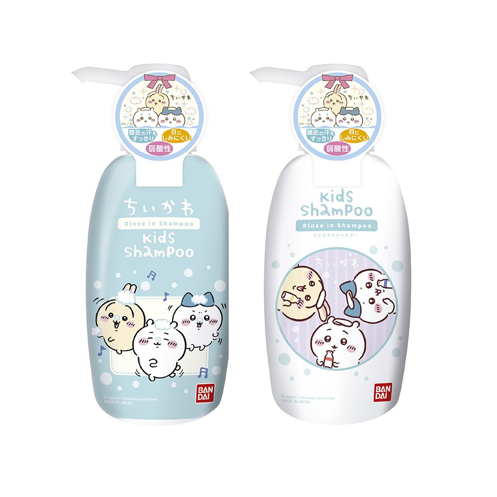 日本 BANDAI - 吉伊卡哇二合一洗髮乳300ml-3入組(隨機出貨)