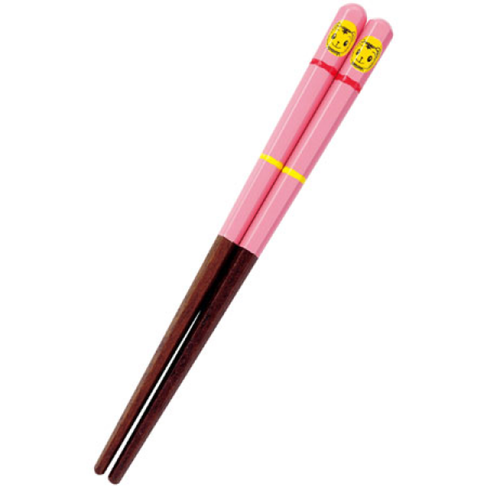 日本Benesse - 巧虎兒童筷(3~4歲)-淺粉紅