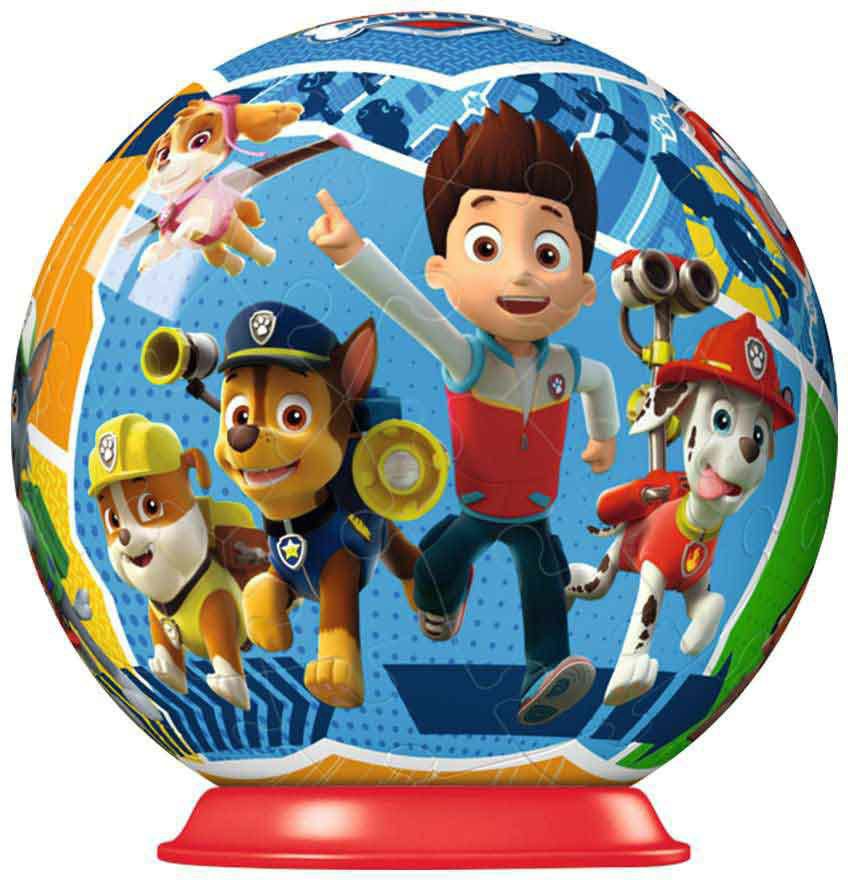 維寶拼圖 - 3D拼圖-汪汪隊球（三款隨機出貨）-55片