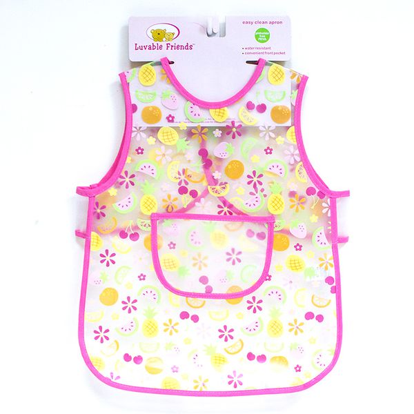 美國 Luvable Friends - 甜蜜寶貝嬰幼兒雙面防水圍兜單入組-綜合水果