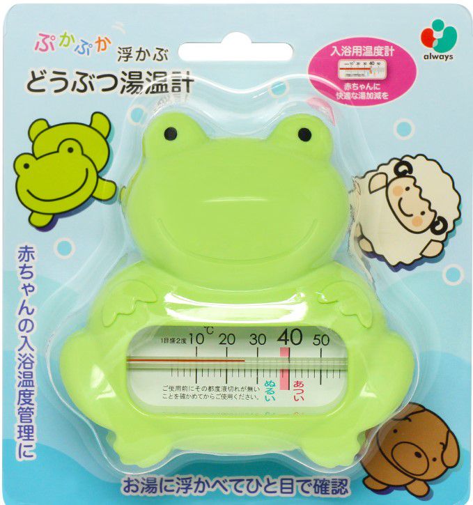 akachan honpo - 動物造型浴缸溫度計 青蛙