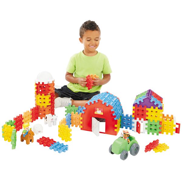 美國 Little Tikes - 鬆餅積木-農場-100PCS