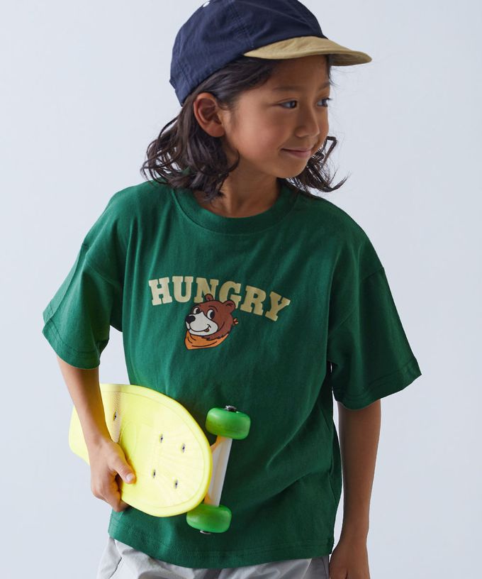 日本 devirock - 純棉定番短袖上衣-鬆餅菜單-白