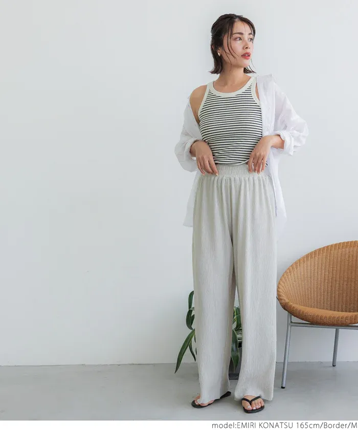 日本 COCA - 簡約美型無袖小可愛/內搭(附bra)-米白