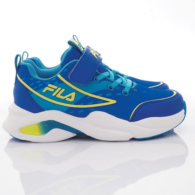 FILA - FILA輕量慢跑運動鞋(中小童段)-運動鞋-藍