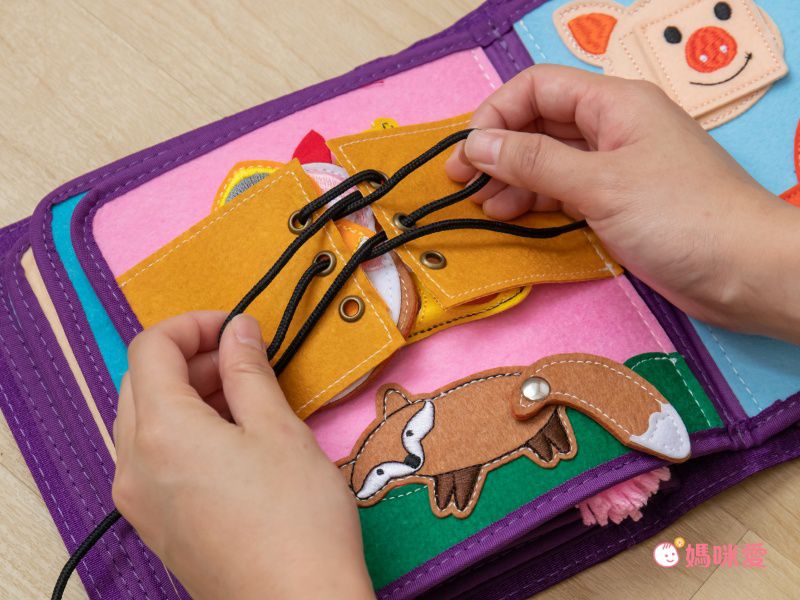 職能治療師推薦【MY FIRST BOOK】蒙特梭利手工布書