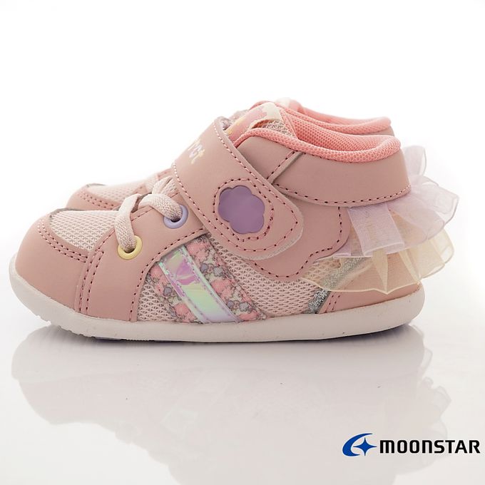 Moonstar日本月星 - 赤子心系列寶寶學步款(寶寶段)-學步鞋-粉