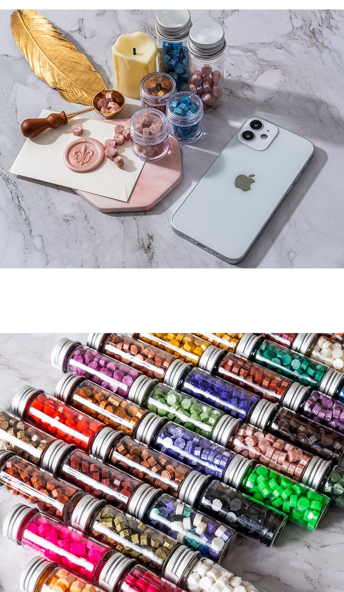 韓國 Sealhouse - 迷你單色蠟粒-銅-約18~20粒