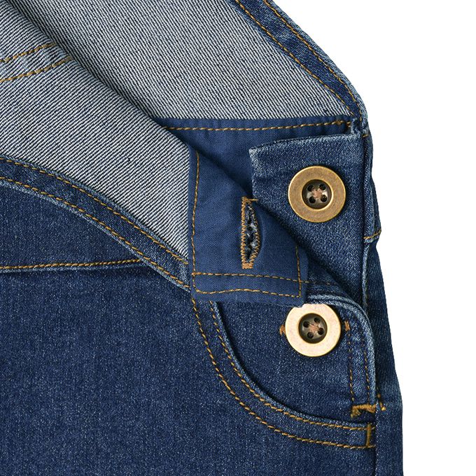 akachan honpo - 牛仔背心裙-深藍色