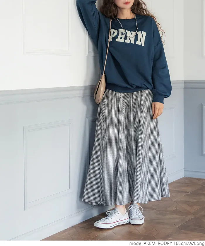 日本 COCA - 修身剪裁百搭格紋長裙-大人-格紋B