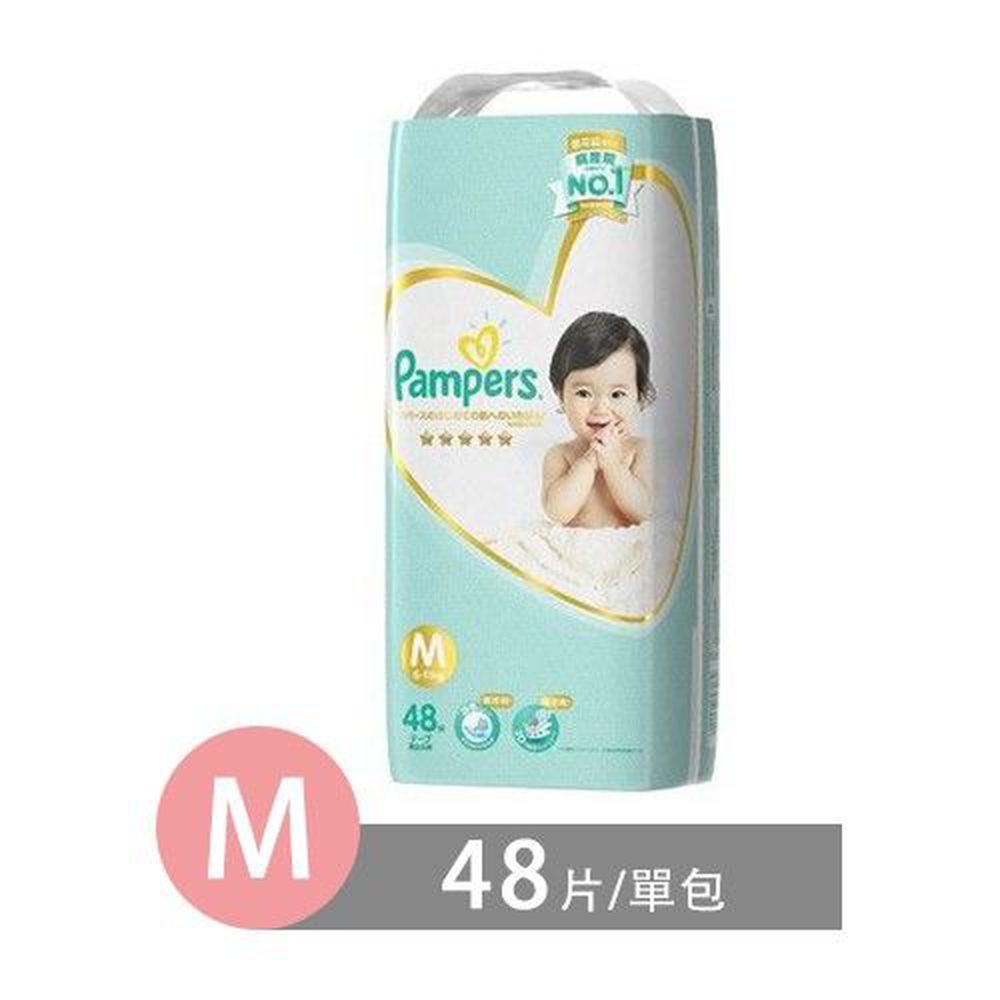 幫寶適 - 新日本境內五星幫寶適尿布-黏貼型 (M [6-11kg])-48片/包