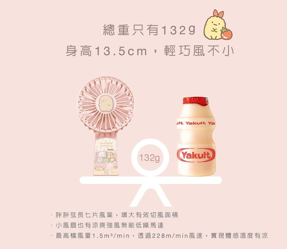 AIRMATE 艾美特 - USB垂直翻轉充電風扇-角落小夥伴款-白熊白