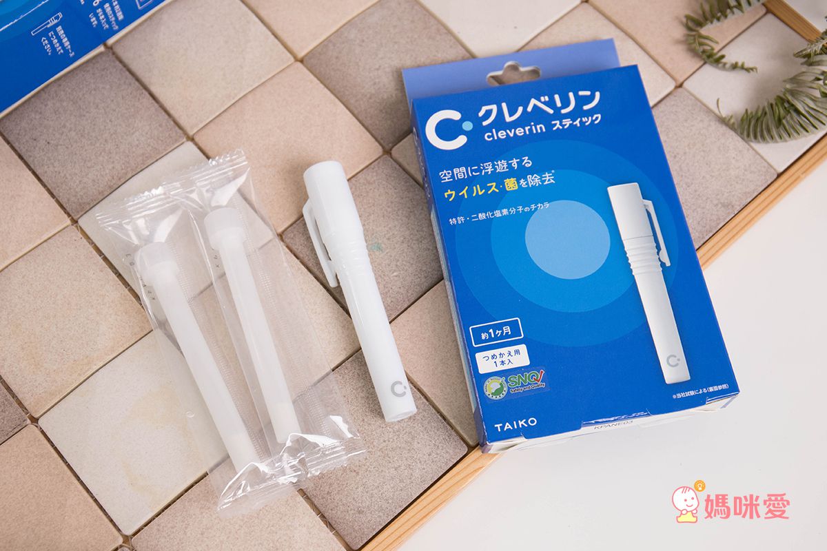 日本 Cleverin 加護靈 - 筆型 白色-筆殼*1+筆芯*2支