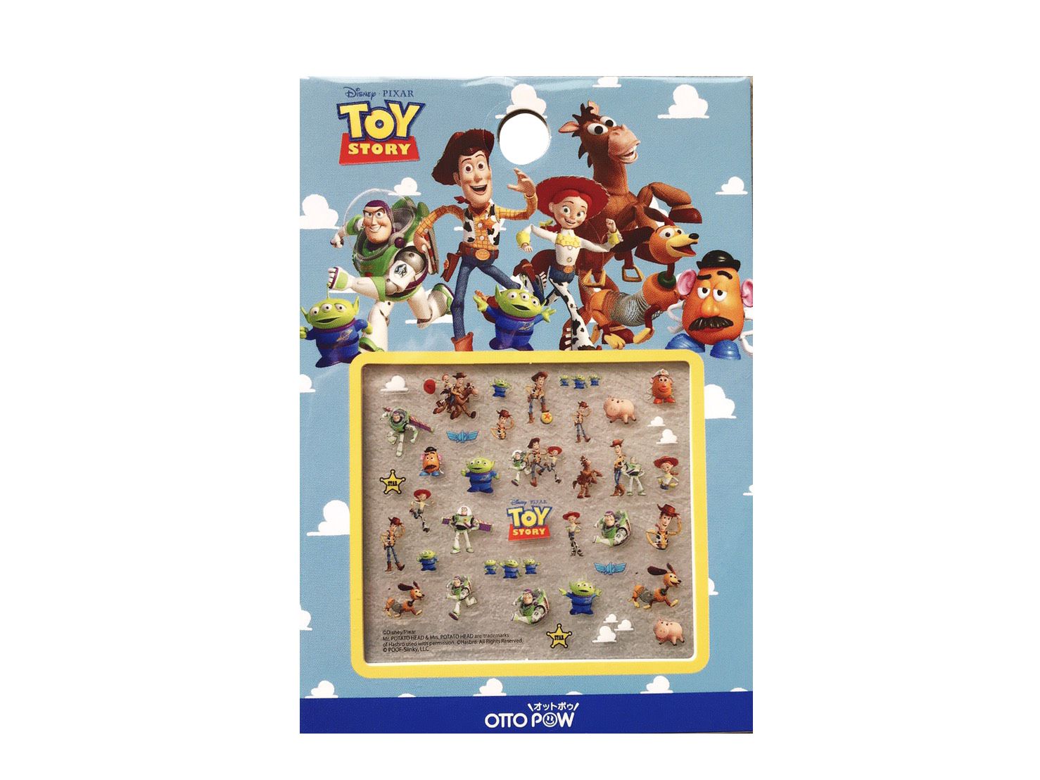 OTTO POW - 日本迪士尼限定版美甲貼-玩具總動員 (包裝尺寸:W75×H100mm)-日本製